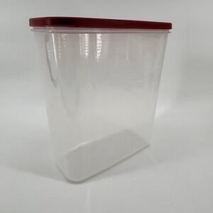 Rubbermaid Red 21 Cup Modular Dry Food Container with Lid